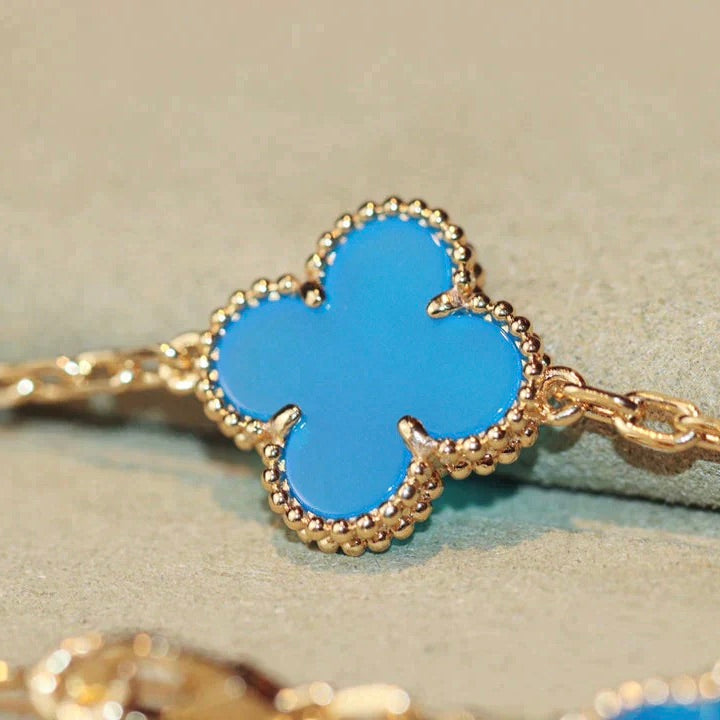 [Cadisa]CLOVER 20 MOTIFS TURQUOISE GOLD
