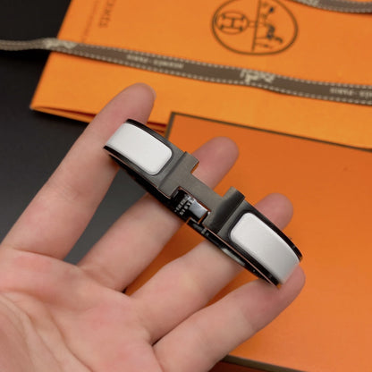 [Cadisa]H BRACELET 12MM BLACK WHITE CERAMIC
