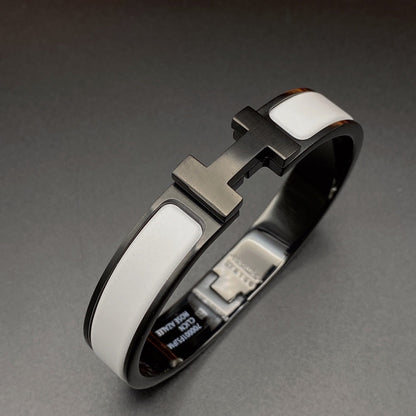 [Cadisa]H BRACELET 12MM BLACK WHITE CERAMIC