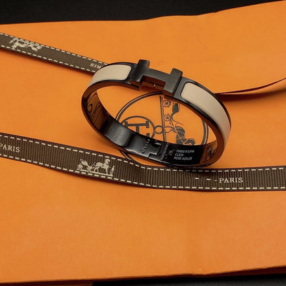 [Cadisa]H BRACELET 12MM BLACK BEIGE CERAMIC