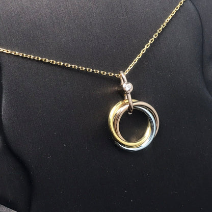 [Cadisa] TRINITY  NECKLACE 1 DIAMOND