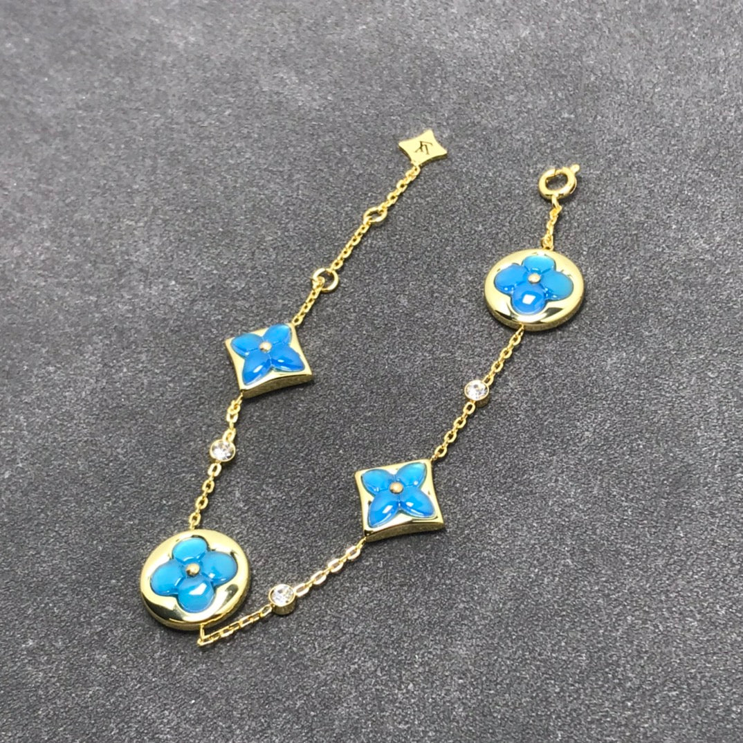 [Cadisa]STAR AND SUN TURQUOISE 4 MOTIFS 3 DIAMONDS