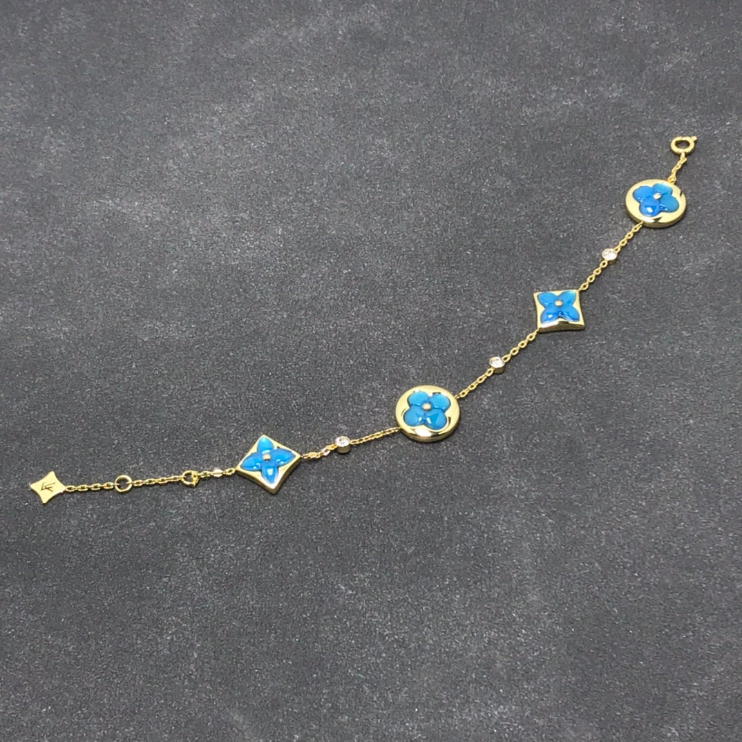 [Cadisa]STAR AND SUN TURQUOISE 4 MOTIFS 3 DIAMONDS