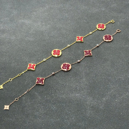[Cadisa]STAR AND SUN CARNELIAN 4 MOTIFS 3 DIAMONDS