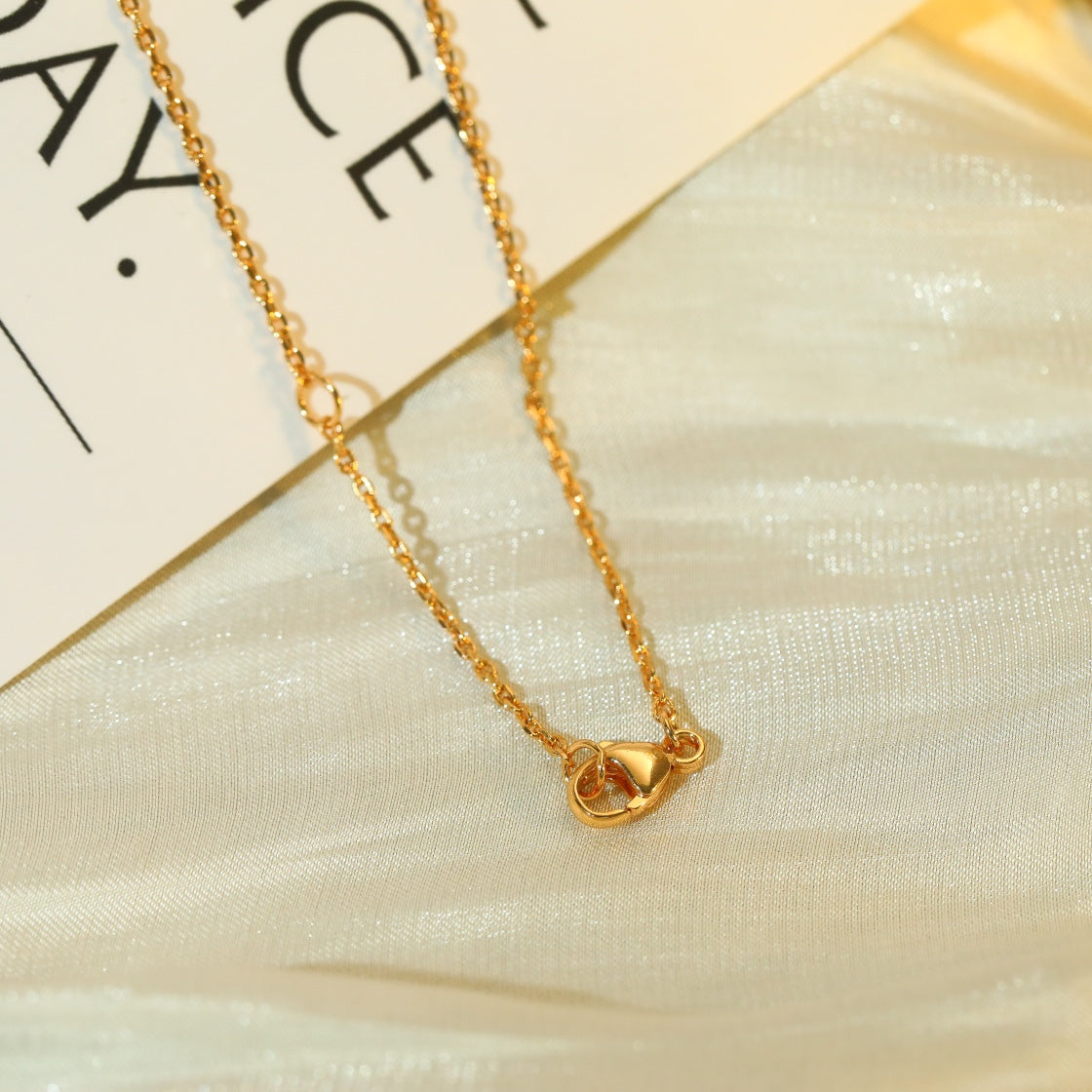[Cadisa]VOLT SILVER DIAMOND PEDANT NECKLACE
