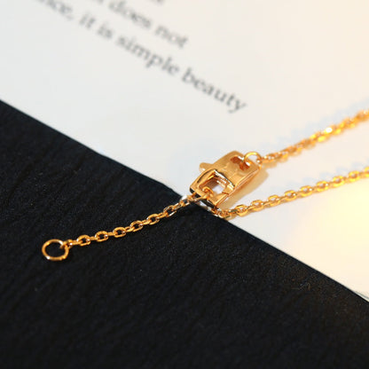 [Cadisa]STAR AND SUN DIAMOND PINK GOLD NECKLACE