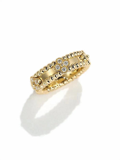 [Cadisa]PERLEE GOLD DIAMOND RING