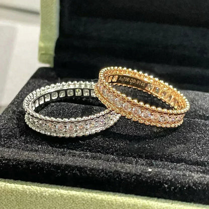 [Cadisa]PERLEE DIAMOND ROSE GOLD RING
