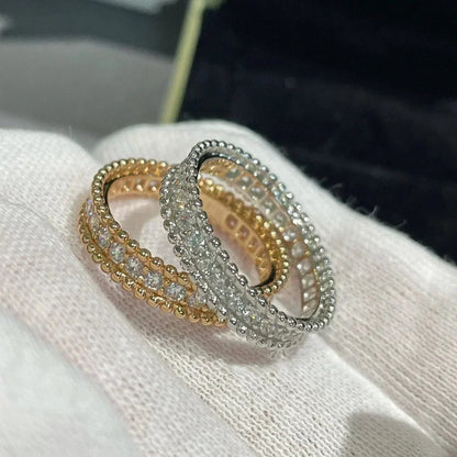 [Cadisa]PERLEE DIAMOND ROSE GOLD RING