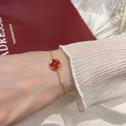 [Cadisa]SUN PEDANT CARNELIAN BRACELET