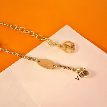 [Cadisa]LOGO STAR MOTIF GOLD BRACELET
