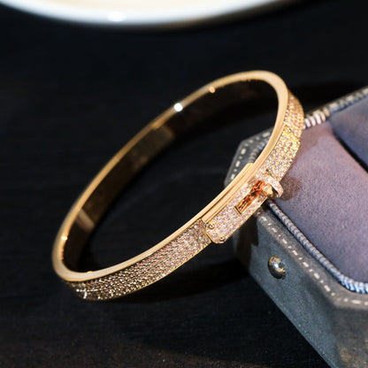 [Cadisa]KELLY BRACELET DIAMOND PAVED