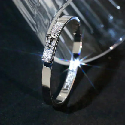 [Cadisa]KELLY SILVER DIAMOND BRACELET