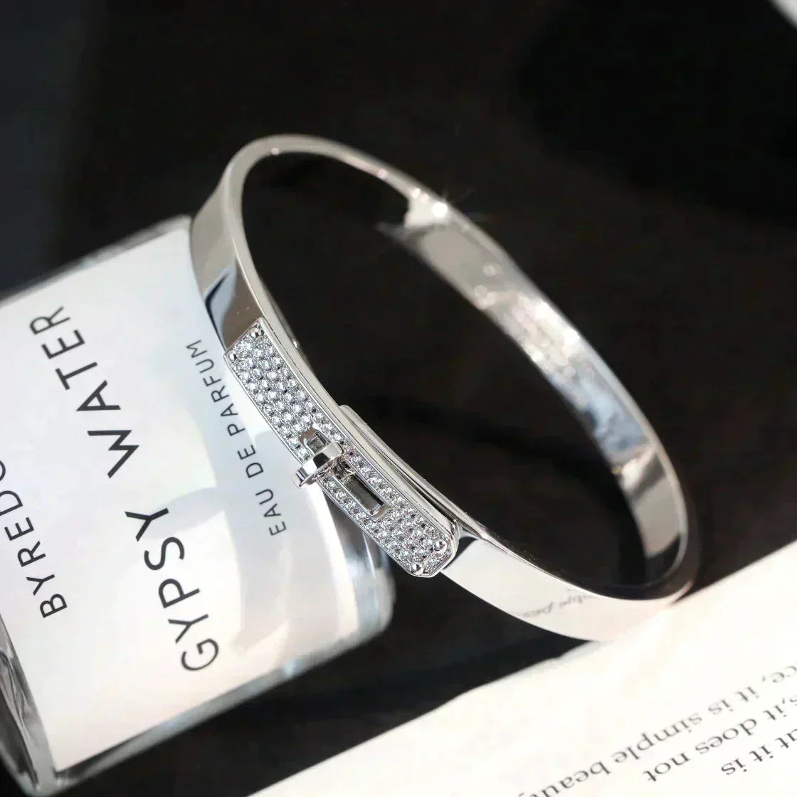[Cadisa]KELLY SILVER DIAMOND BRACELET