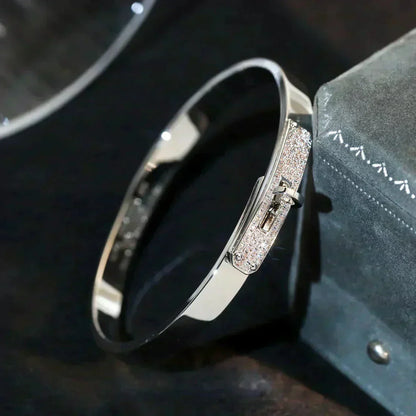 [Cadisa]KELLY SILVER DIAMOND BRACELET