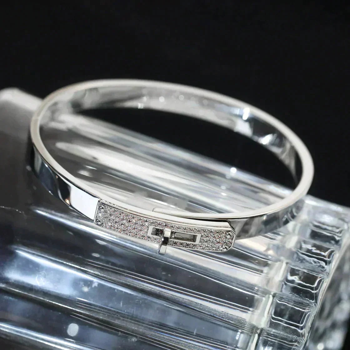 [Cadisa]KELLY SILVER DIAMOND BRACELET