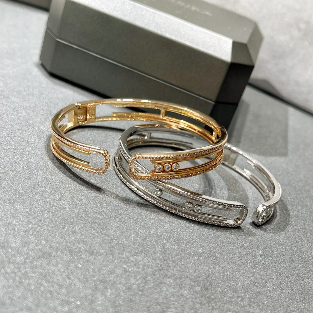 [Cadisa]MOVE 10TH PAVED DIAMOND BRACELET