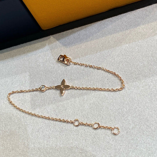 [Cadisa]STAR DIAMOND PINK GOLD BRACELET