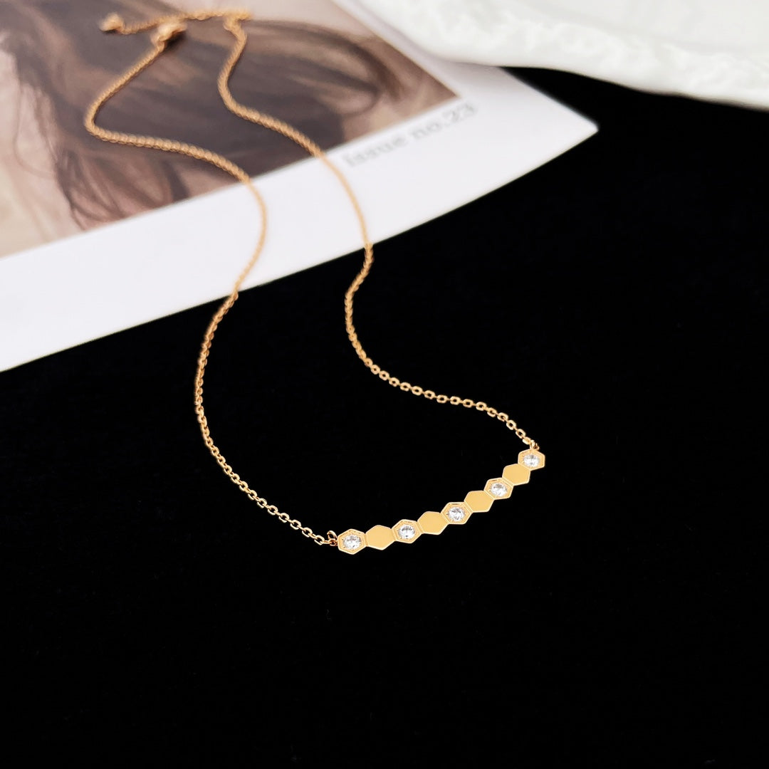 [Cadisa]BEE MY LOVE DIAMOND NECKLACE