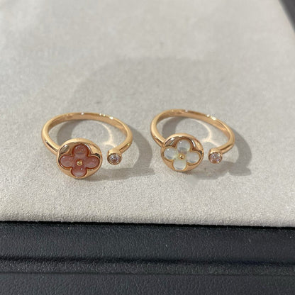 [Cadisa]SUN 1 DIAMOND PINK MOP RING