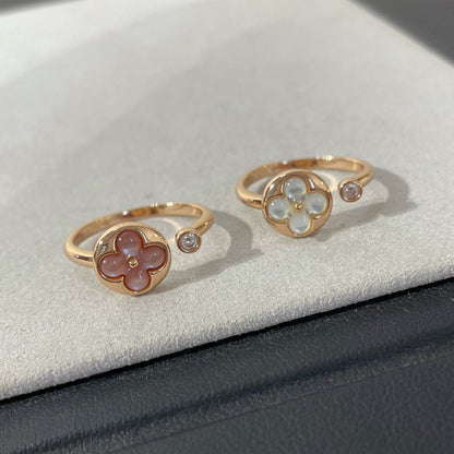 [Cadisa]SUN 1 DIAMOND PINK MOP RING
