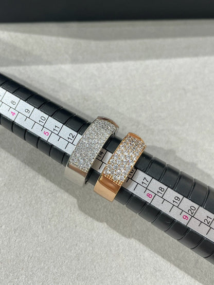 [Cadisa]LIENS EVIDENCE  DIAMOND PAVED RING