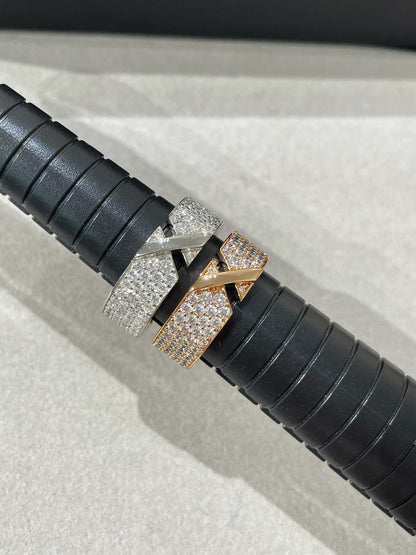 [Cadisa]LIENS EVIDENCE  DIAMOND PAVED RING