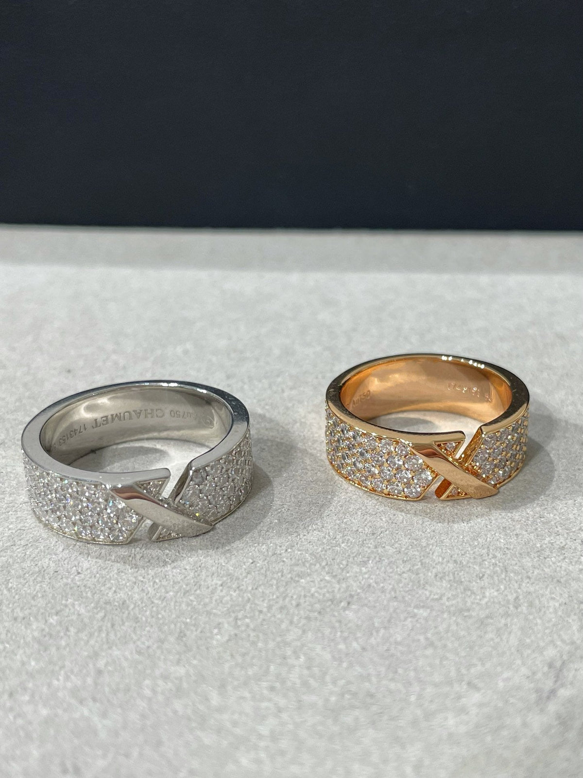 [Cadisa]LIENS EVIDENCE  DIAMOND PAVED RING