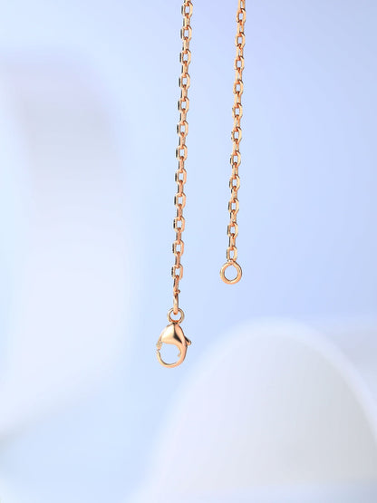 [Cadisa]H CAGE PINK GOLD NECKLACE