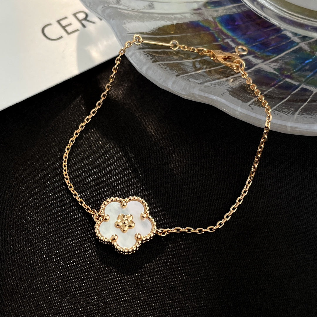 [Cadisa]LUCKY SPRING ROSE GOLD MOP BRACELET