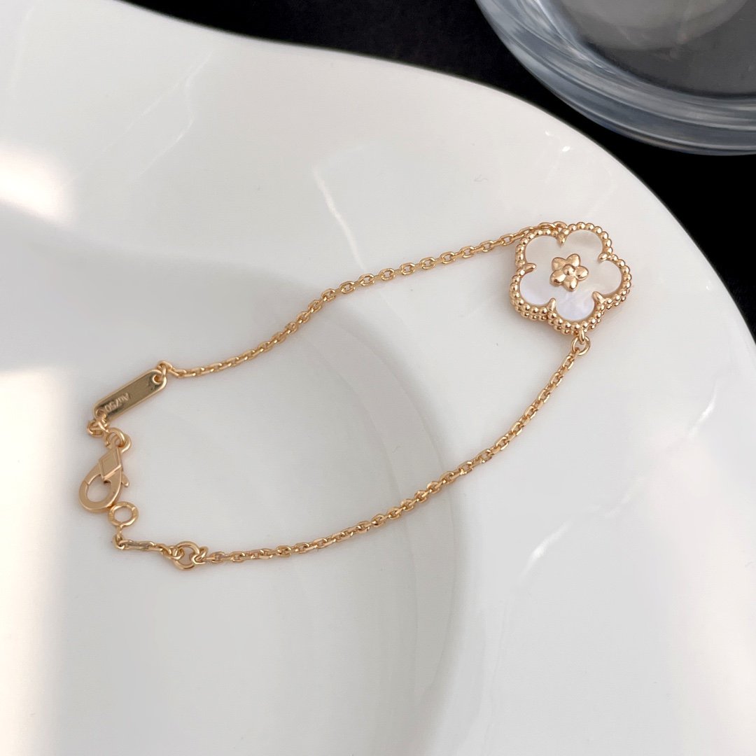 [Cadisa]LUCKY SPRING ROSE GOLD MOP BRACELET