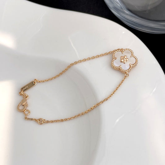 [Cadisa]LUCKY SPRING ROSE GOLD MOP BRACELET