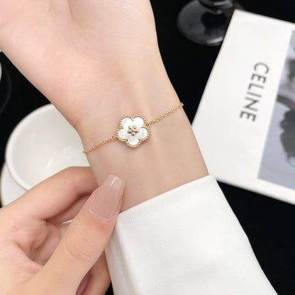 [Cadisa]LUCKY SPRING ROSE GOLD MOP BRACELET