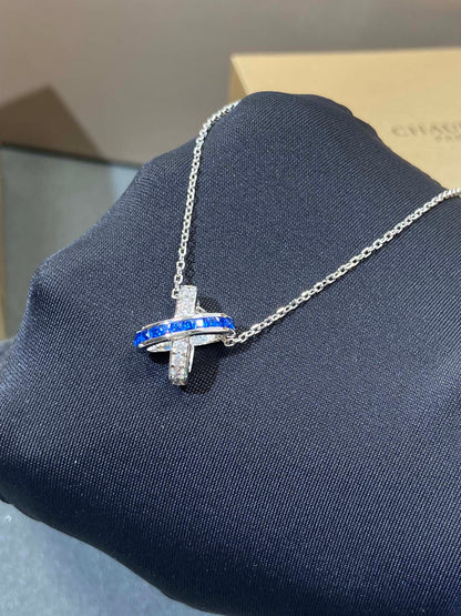 [Cadisa]LIENS DIAMOND SILVER NECKLACE