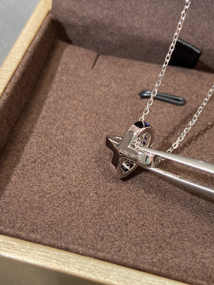 [Cadisa]LIENS DIAMOND SILVER NECKLACE