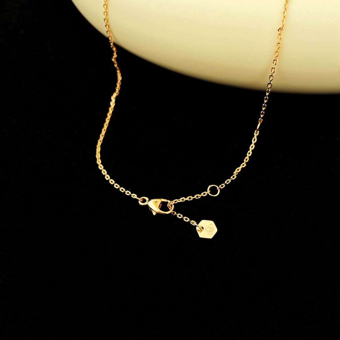 [Cadisa]BEE MINI PEDANT DIAMOND NECKLACE