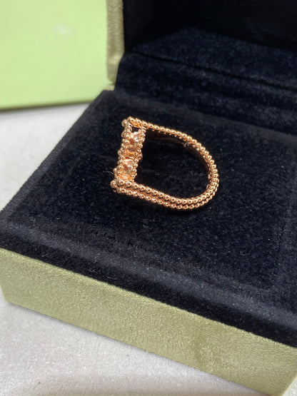 [Cadisa]CLOVER RIVERSIBLE RING ROSE GOLD COLLECTION