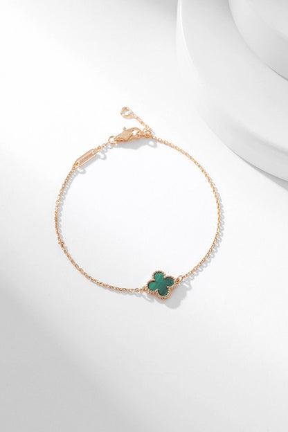 [Cadisa]CLOVER BRACELET MALACHITE 1 MOTIF