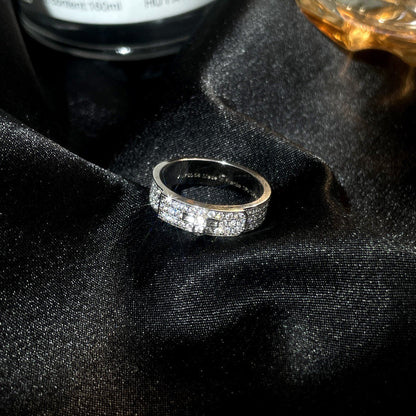 [Cadisa]KELLY SILVER DIAMOND RING