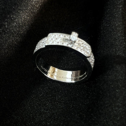 [Cadisa]KELLY SILVER DIAMOND RING