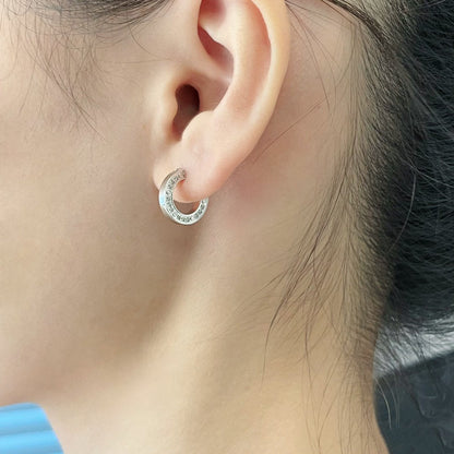 [Cadisa] LOVE DIAMOND EARRINGS