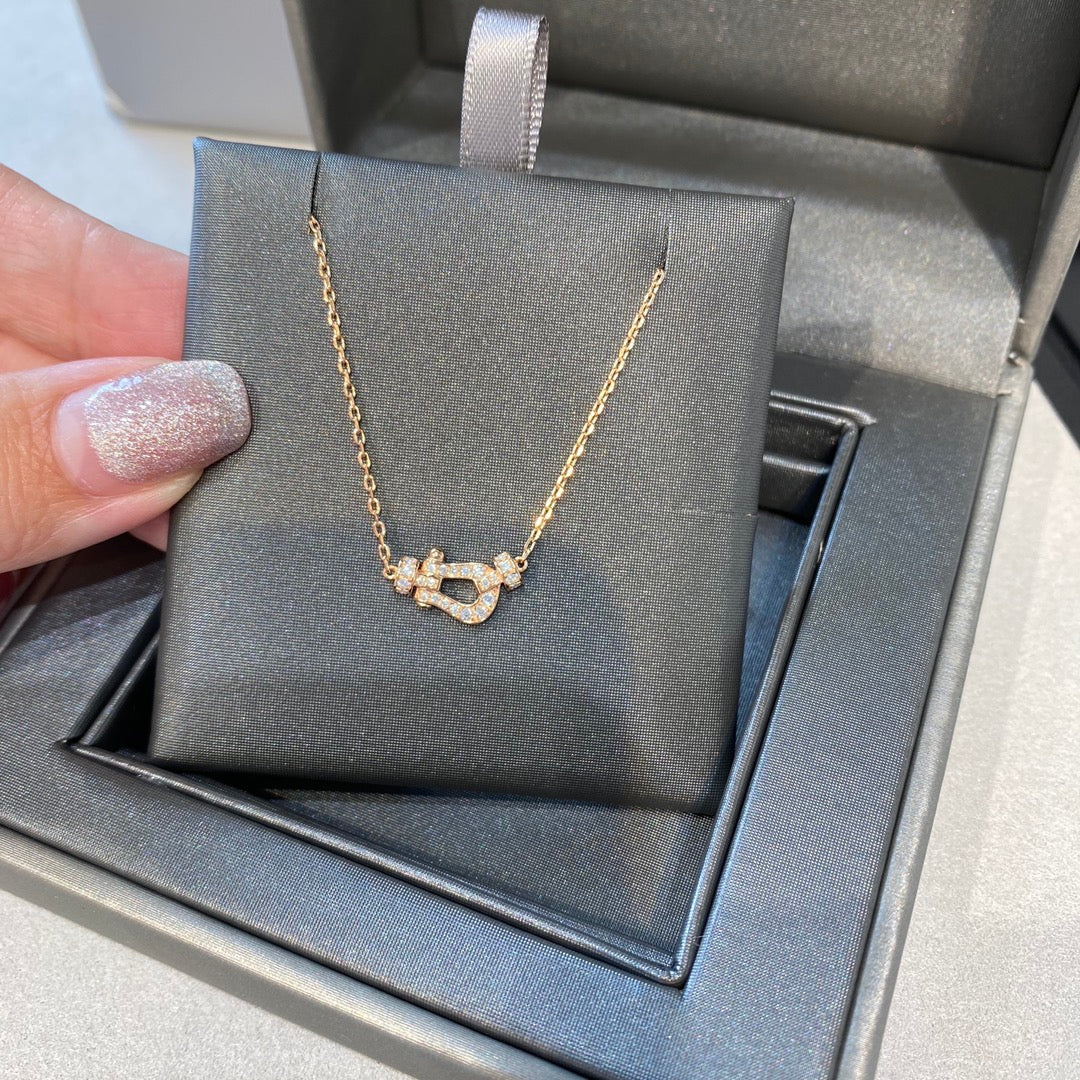 [Cadisa]FORCE 10 DIAMOND PINK GOLD NECKLACE MINI MODEL