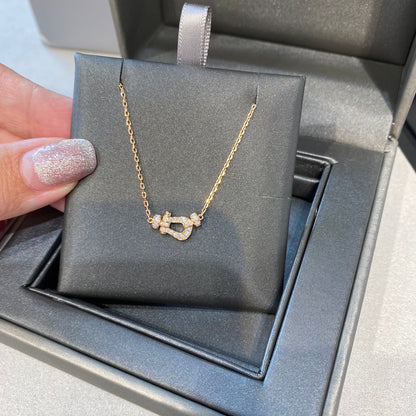 [Cadisa]FORCE 10 DIAMOND PINK GOLD NECKLACE MINI MODEL
