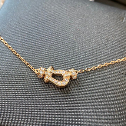 [Cadisa]FORCE 10 DIAMOND PINK GOLD NECKLACE MINI MODEL