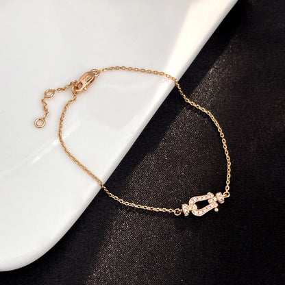 [Cadisa]FORCE 10 FULL DIAMOND BUCKLE CHAIN LINK MINI MODEL