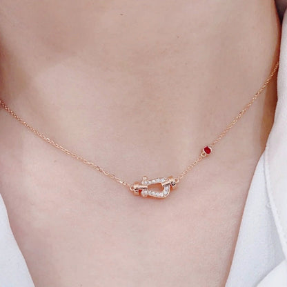 [Cadisa]FORCE 10 DIAMOND PINK GOLD NECKLACE