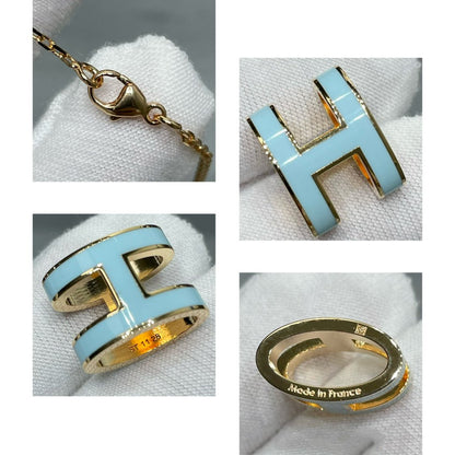 [Cadisa]POP H SKY BLUE NECKLACE