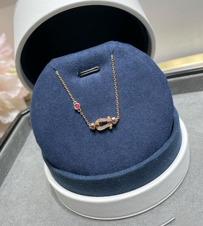 [Cadisa]FORCE 10 DIAMOND CHAIN LINK PINK GOLD BRACELET