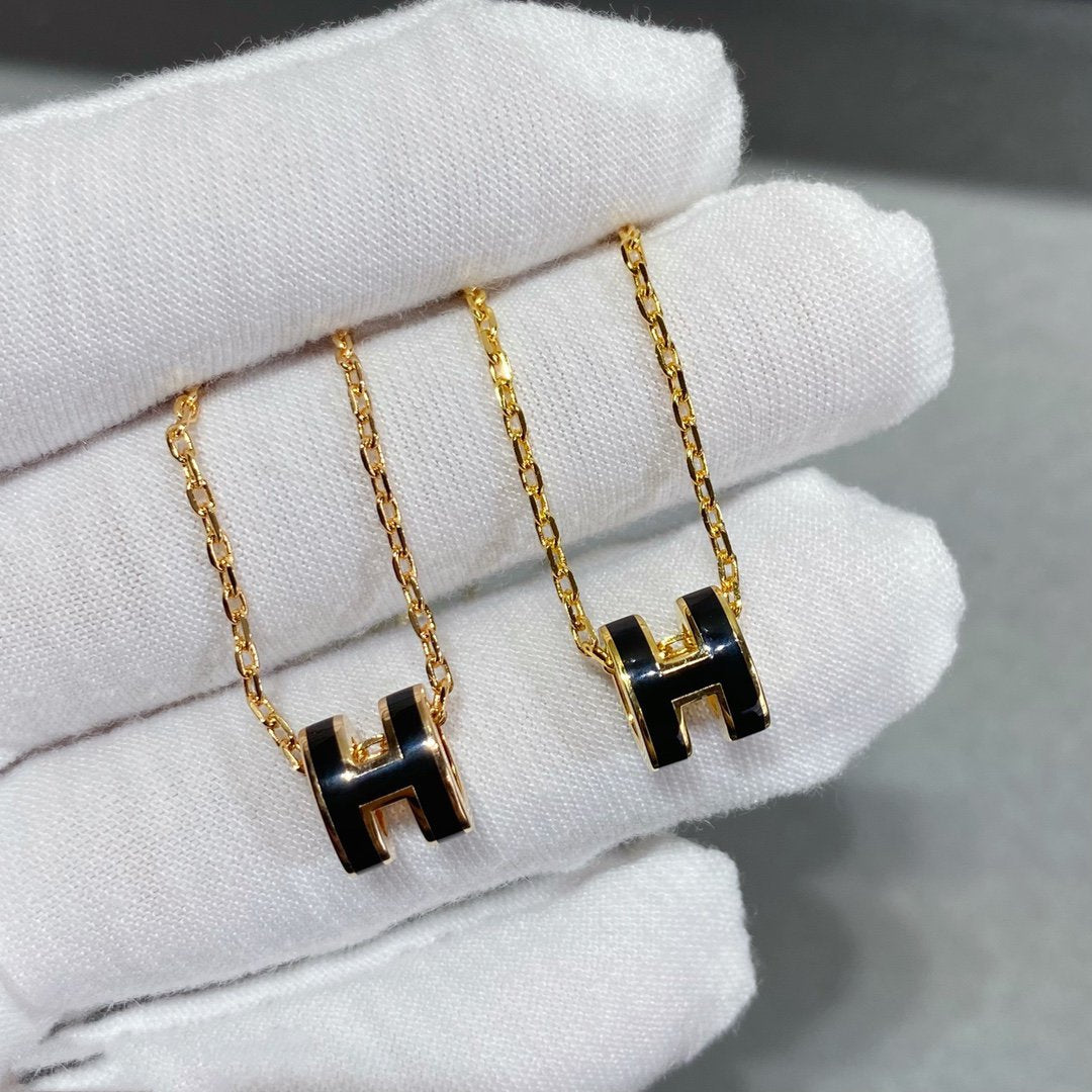 [Cadisa]MINI POP H NECKLACE