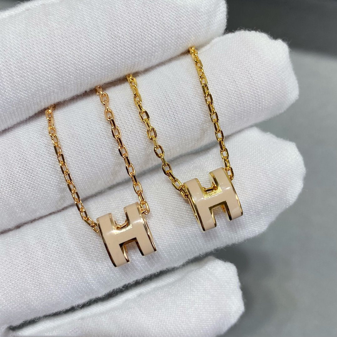 [Cadisa]MINI POP H NECKLACE